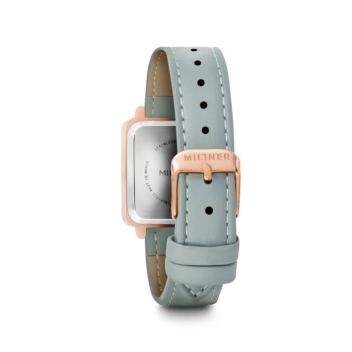Millner Reloj 0010806-ROYAL con caja rosa y correa azul