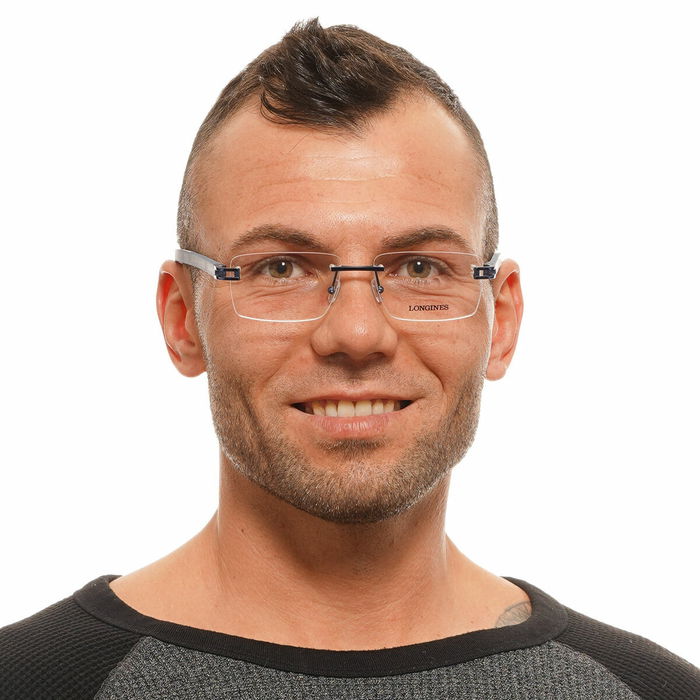 Montura de Gafas Hombre Longines LG5006H55090 Azul Ø 55 mm