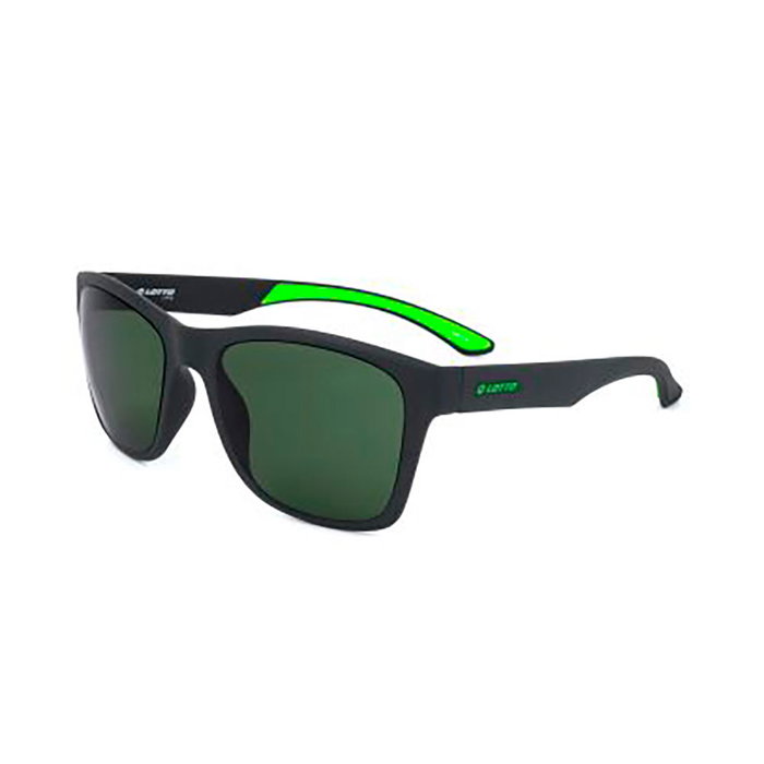 Lotto LS1002 Gafas de Sol Unisex Rectangulares Negro TR90 138 mm