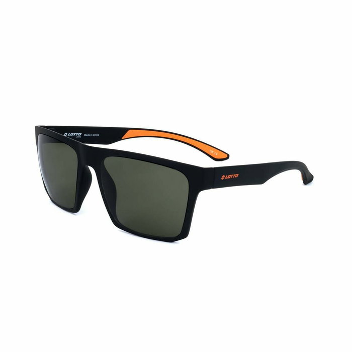 Lotto LS1003 Lentes oscuras negras rectangulares