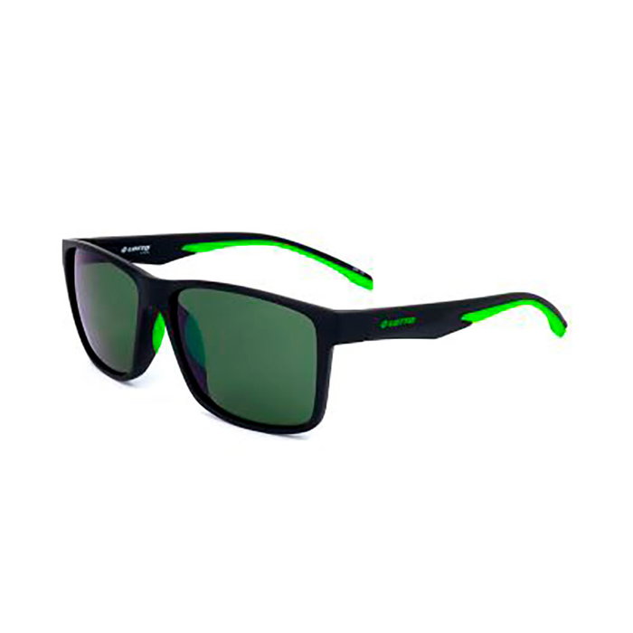 Lotto Gafas de Sol LS1007 Unisex Negro TR90 Rectangular 145 mm