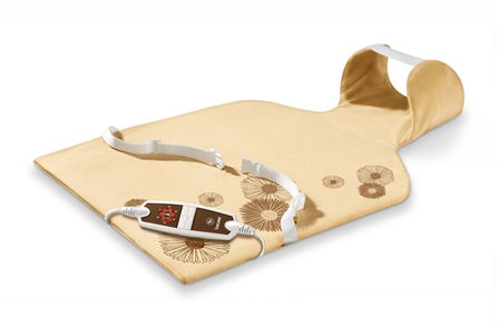 Beurer HK-58-LED Almohadilla Electrónica Cervical/Dorsal con LED (42x62 cm), 6 Niveles de Temperatura