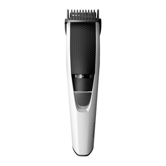 Philips Recortador de Barba BT3206/14 Blanco con Sistema Lift & Trim, 10 Ajustes de Longitud (0.5-10 mm), Cuchillas Acero Inoxidable, 45 Min Autonomía