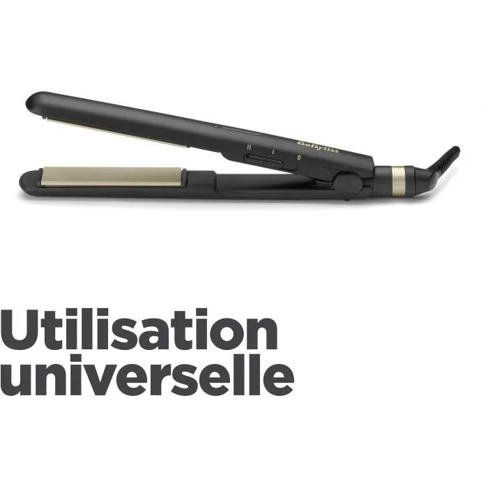 Babyliss Plancha de pelo de viaje ceramic 230°C, placas 24x95mm Babyliss Plancha de pelo de viaje ceramic 230°C, placas 24x95mm