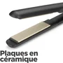 Babyliss Plancha de pelo de viaje ceramic 230°C, placas 24x95mm