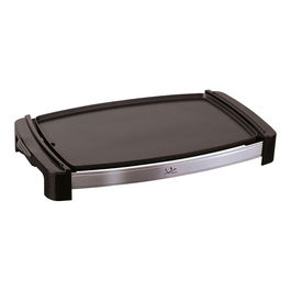 Jata Hogar Plancha de Asar 2200W 450x300 mm Antiadherente Libre PFOA Termostato Regulable Bandeja Salsera