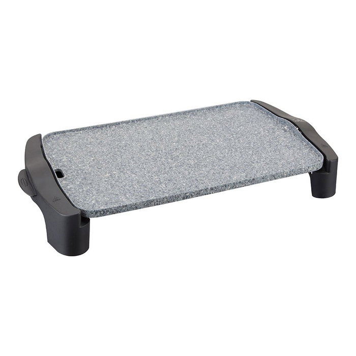 Jata Hogar Plancha de asar m magic 2500 W con recubrimiento Pfluon Granite antiadherente, termostato regulable extraíble, apta lavavajillas