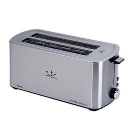 Jata Hogar Tostadora de acero inoxidable con 2 ranuras y 1400 W