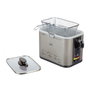 JATA Freidora FR326E 1,3 L con tapa de cristal