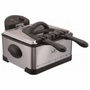 JATA Freidora FR700 con cuba de acero inoxidable y 2 cestillos
