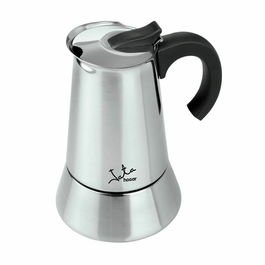 Cafetera Italiana JATA Acero 10 Tazas Acero Inoxidable 1 L