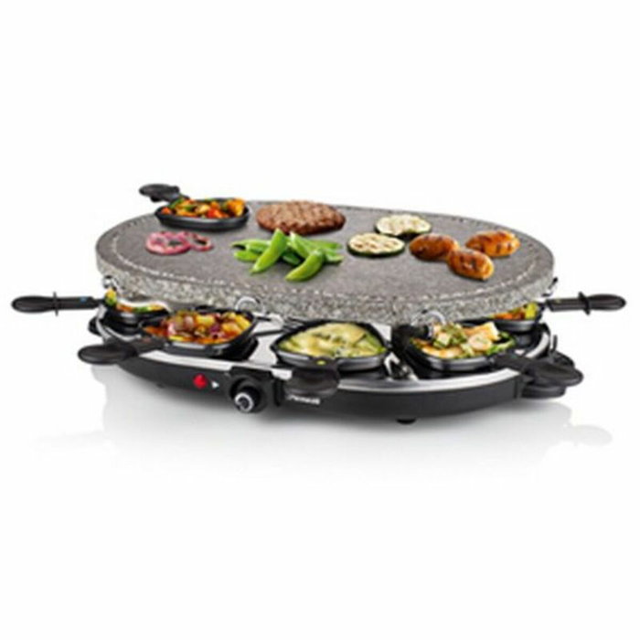 Princess Parrilla Stone 8 Oval & Raclette 162720 1200W 43x30cm Princess Parrilla Stone 8 Oval & Raclette 162720 1200W 43x30cm