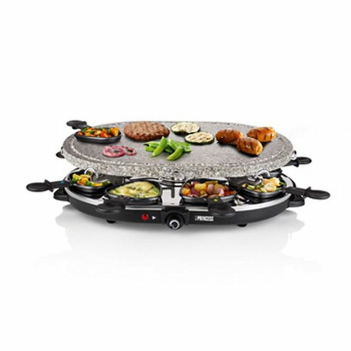 Princess Parrilla Stone 8 Oval & Raclette 162720 1200W 43x30cm Princess Parrilla Stone 8 Oval & Raclette 162720 1200W 43x30cm