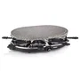 Princess Parrilla Oval Stone Grill & Raclette Party 162720, 8 personas, 1200 W