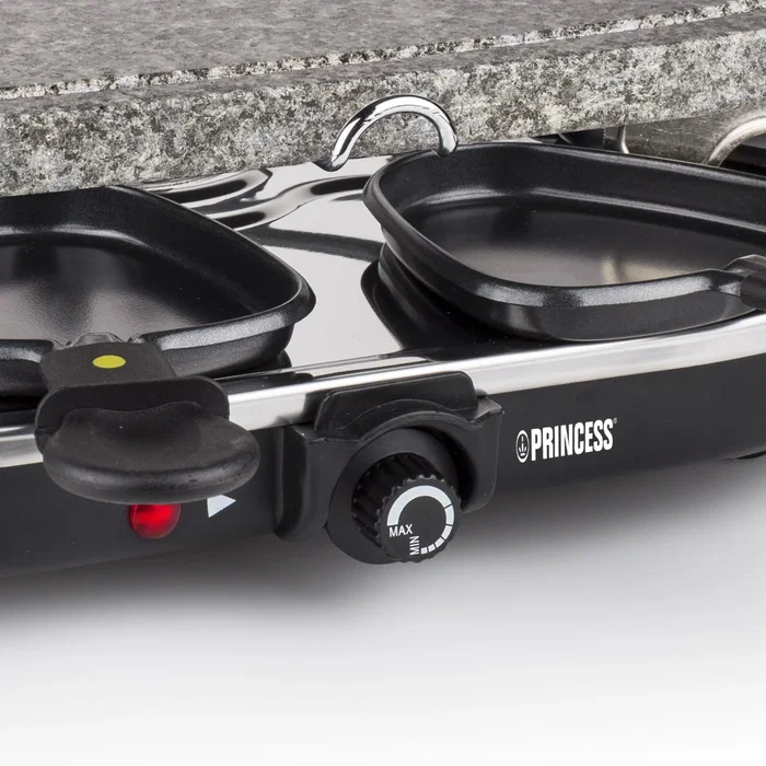 Princess Parrilla Oval Stone Grill & Raclette Party 162720, 8 personas, 1200 W