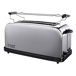 Russell Hobbs 23610-56 Tostador Eléctrico con 2 Ranuras Alargadas y Regulador de Tueste, Acabado Oxford