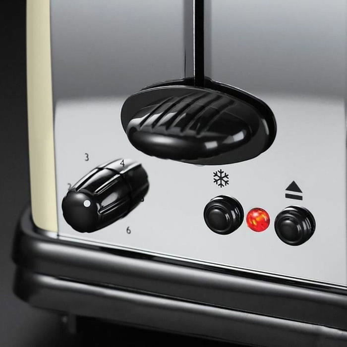 Russell Hobbs Classic Cream Tostadora de Ranura Alargada Russell Hobbs Classic Cream Tostadora de Ranura Alargada