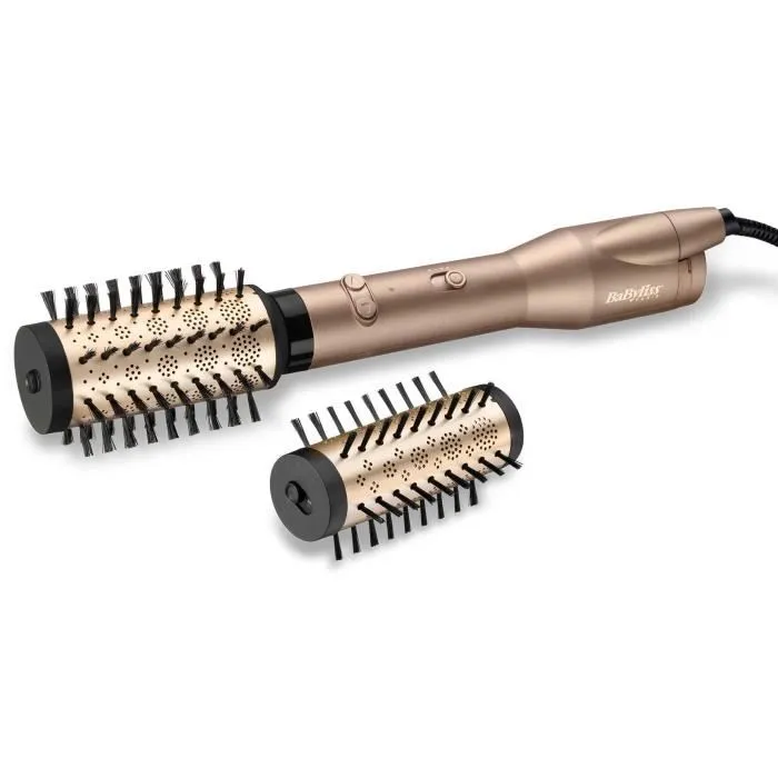 Babyliss AS952E Cepillo Giratorio Big Hair Dual con Tecnología Iónica y Potencia 650W para Volumen y Acabados Profesionales