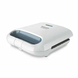 Taurus Sandwichera MySandwich para 1 Rebanada 800 W, Placas Cuadradas Antiadherentes, Indicador Temperatura, Blanco, 968947000