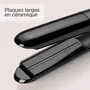Babyliss ST492E Plancha para el pelo recta a vapor con placas de cerámica de 39 mm y 5 temperaturas (150°C-230°C)