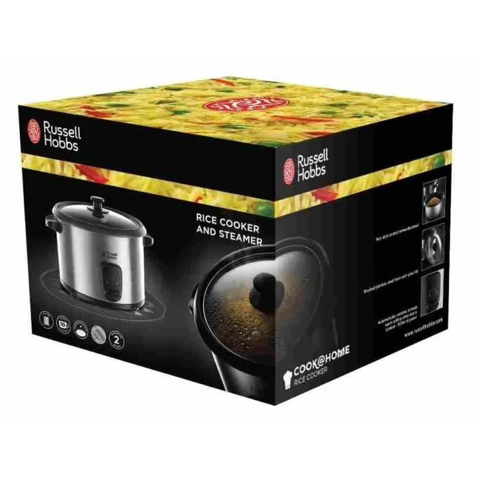 Russell Hobbs 19750-56 Cook@Home Arrocero y Cocedor al Vapor de 1,8 L