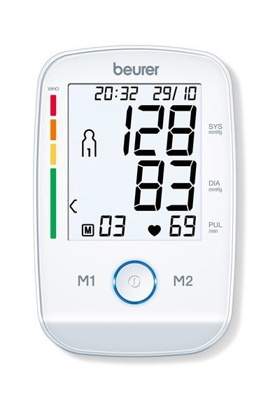 Beurer BM-45 Tensiómetro de Brazo Automático con Pantalla XL Táctil y Detector de Arritmias