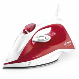 Ufesa Plancha a Vapor Expert PV1110C 2400W, 125 g/min Golpe de Vapor, Antical, Antigoteo, Color Rojo y Blanco - Ref. 80105142