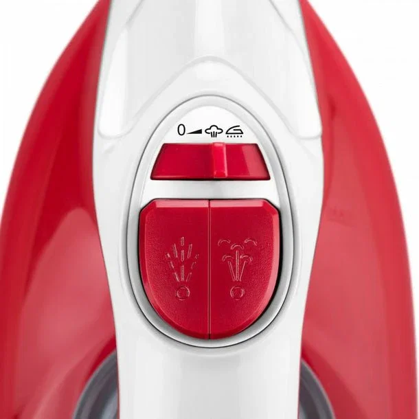 Ufesa Plancha a Vapor Expert PV1110C 2400W, 125 g/min Golpe de Vapor, Antical, Antigoteo, Color Rojo y Blanco - Ref. 80105142