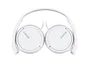 Sony MDR-ZX110 Auriculares de Diadema Alámbricos Supraaurales, Color Blanco, para Música