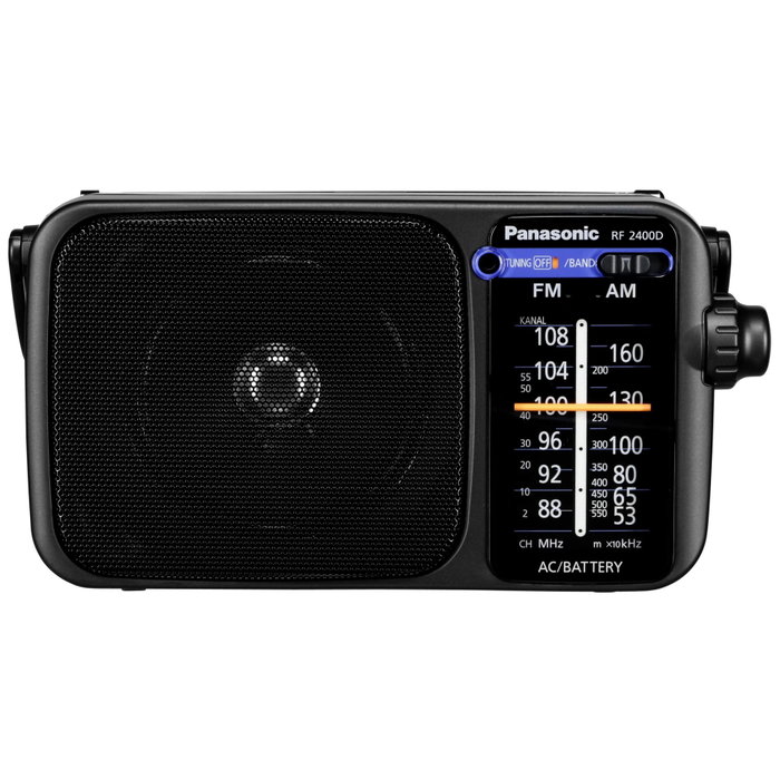 Panasonic Radio Portátil RF-2400DEG-K Negra