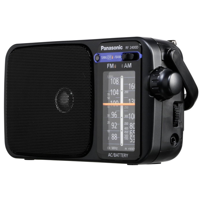 Panasonic Radio Portátil RF-2400DEG-K Negra