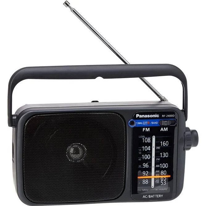 Panasonic Radio Portátil RF-2400DEG-K Negra