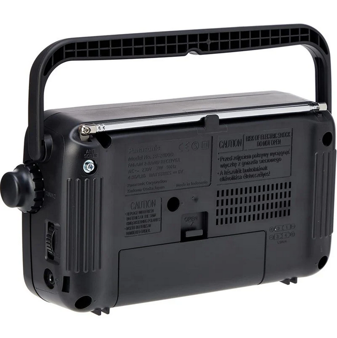 Panasonic Radio Portátil RF-2400DEG-K Negra