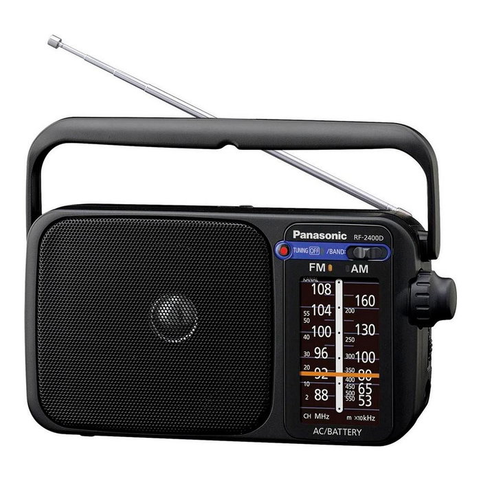 Panasonic Radio Portátil RF-2400DEG-K Negra