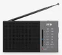 SPC Radio Portátil Digital Jetty Lite, Sintonizador AM/FM con Pantalla de Letras Grandes, Compacta, para Auriculares, Color Negro y Gris, Alimentación por Pilas AA