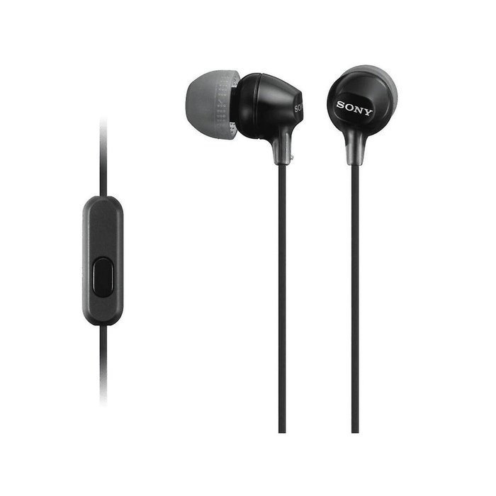 Sony MDR-EX15AP Auriculares In-ear con Micrófono Negro Sony MDR-EX15AP Auriculares In-ear con Micrófono Negro