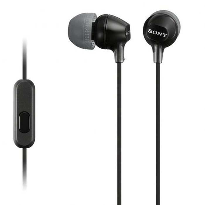 Sony MDR-EX15AP Auriculares In-ear con Micrófono Negro Sony MDR-EX15AP Auriculares In-ear con Micrófono Negro