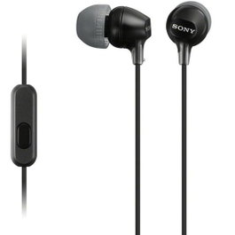 Sony MDR-EX15AP Auriculares In-ear con Micrófono Negro