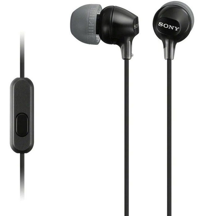 Sony MDR-EX15AP Auriculares In-ear con Micrófono Negro Sony MDR-EX15AP Auriculares In-ear con Micrófono Negro