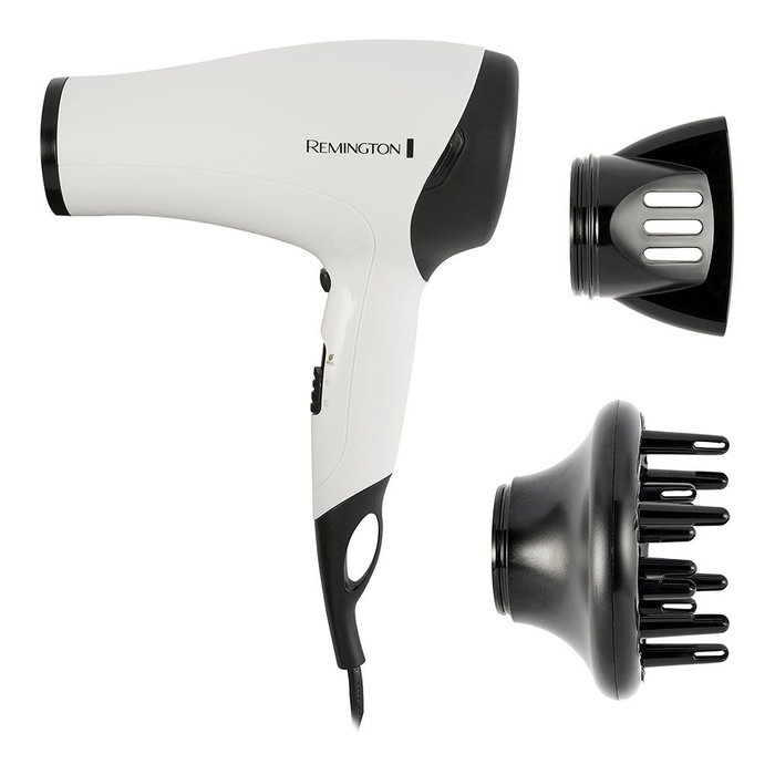 Remington Power Volume 2000 Secador de pelo Iónico 2000W Blanco / negro