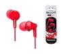 Panasonic RP-HJE125 Auriculares Intrauditivos Rojos
