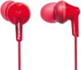 Panasonic RP-HJE125 Auriculares Intrauditivos Rojos