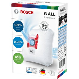 Bosch Bolsas de recambio para aspirador, 4 unidades