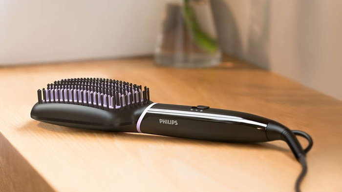 Philips StyleCare Essential BHH880/00 Cepillo Alisador Negro
