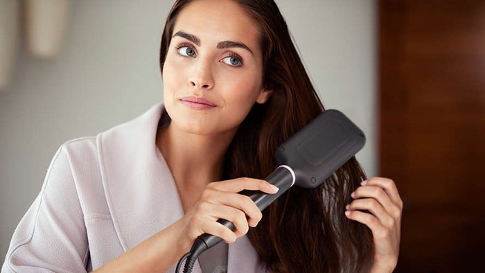 Philips StyleCare Essential BHH880/00 Cepillo Alisador Negro