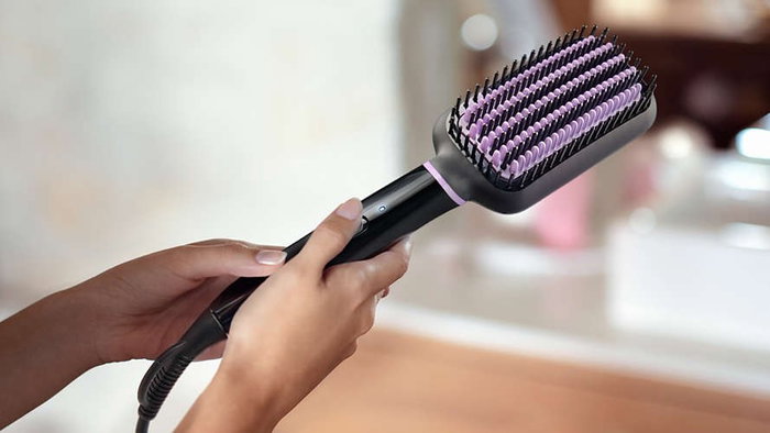 Philips StyleCare Essential BHH880/00 Cepillo Alisador Negro