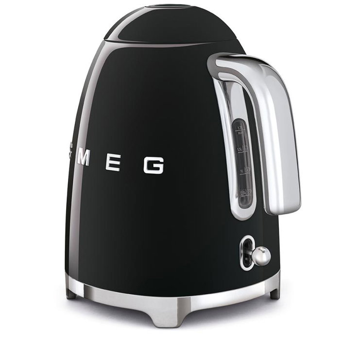 Smeg KLF03BLEU Hervidor de Agua 1.7L 2400W Negro Acero Inoxidable Smeg KLF03BLEU Hervidor de Agua 1.7L 2400W Negro Acero Inoxidable