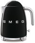Smeg KLF03BLEU Hervidor de agua estilo años 50 Negro