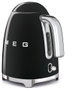 Smeg KLF03BLEU Hervidor de agua estilo años 50 Negro