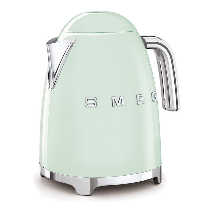 SMEG Hervidor Eléctrico 1.7L 2400W KLF03PGEU - Acero Inoxidable, Verde Pastel, Filtro Antical, Apagado Automático SMEG Hervidor Eléctrico 1.7L 2400W KLF03PGEU - Acero Inoxidable, Verde Pastel, Filtro Antical, Apagado Automático